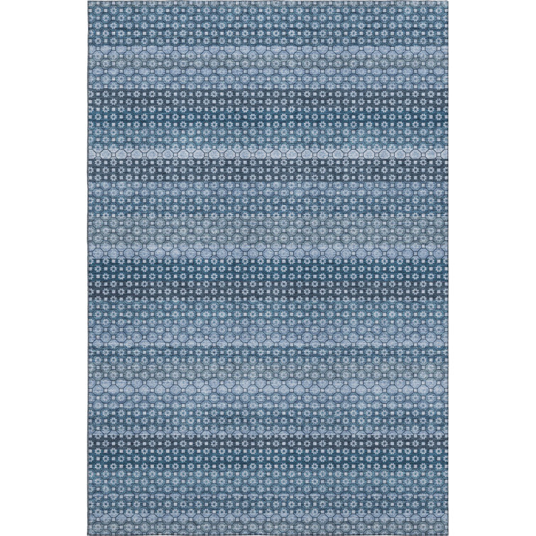 Premium Machine Washable Elize AMF1419 Stripes Rug
