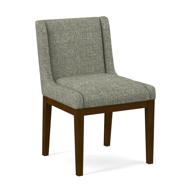 Upholstered Dining Chair, Pecan, Evolution Caribou
