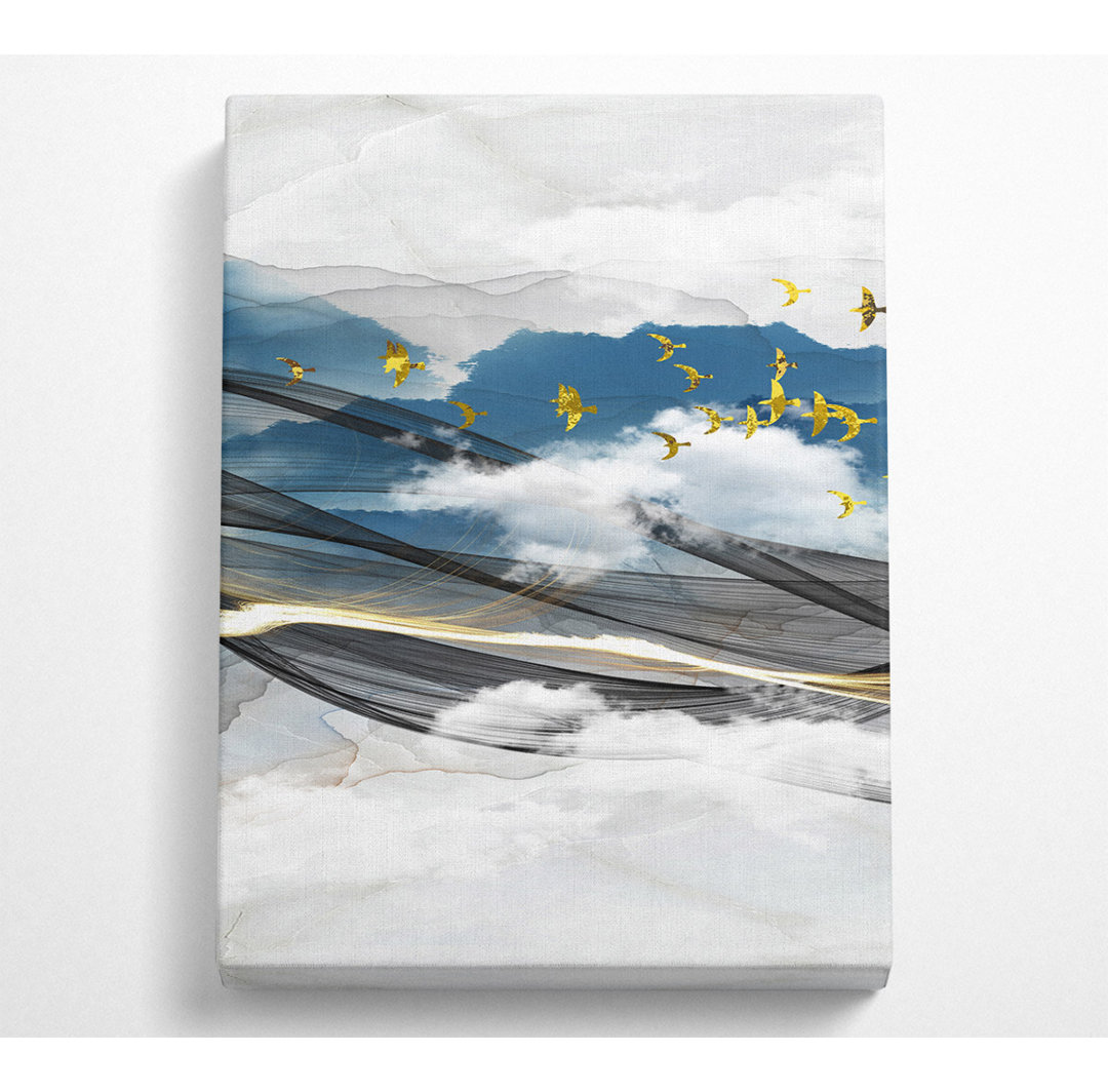 Birds Skies - Kunstdrucke auf Leinwand ohne Rahmen