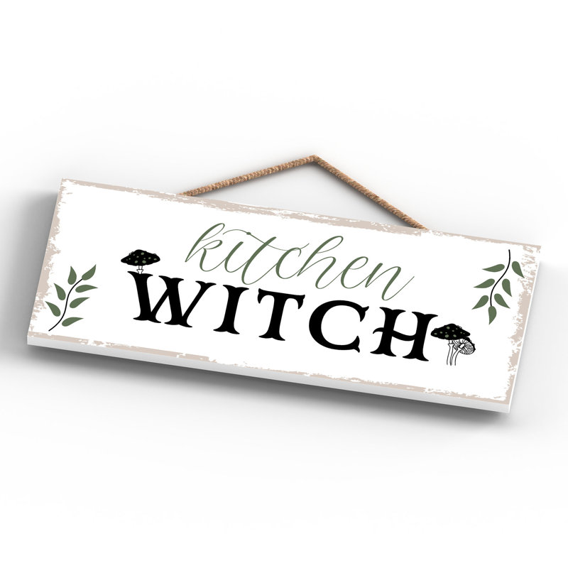 Kitchen Mushrooms Wooden Plaque