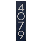 Floating Modern 6" Number Vertical Address Plaque (4 Characters)
