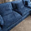 Canapé modulaire surdimensionné en chenille de 112 po avec repose-pieds mobile Chenille-662611506