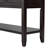 Cambridge Series  Ample Storage Vintage Console Table With Four Small Drawers And Bottom Shelf For Living Rooms-83516298