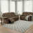 2 Pieces: Loveseat, Sofa est en rupture de stock sélectionné