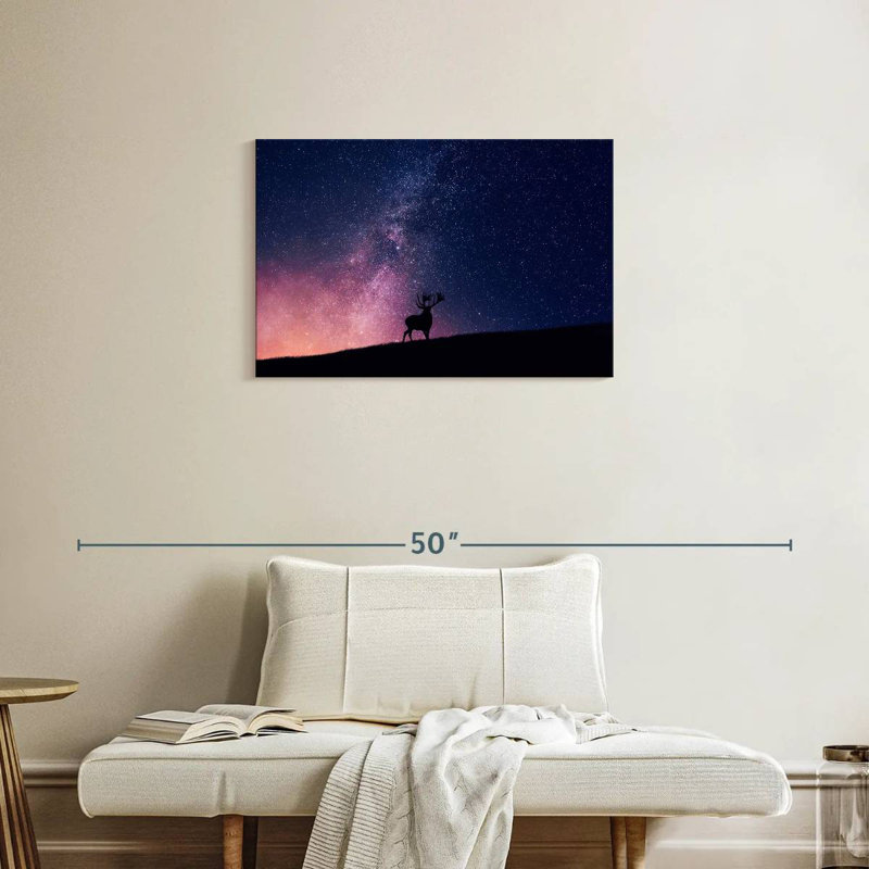 Renne Alvord ciel nocturne, H 20 po x l 30 po