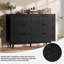115 cm W Chest of 6 Drawers-959284977