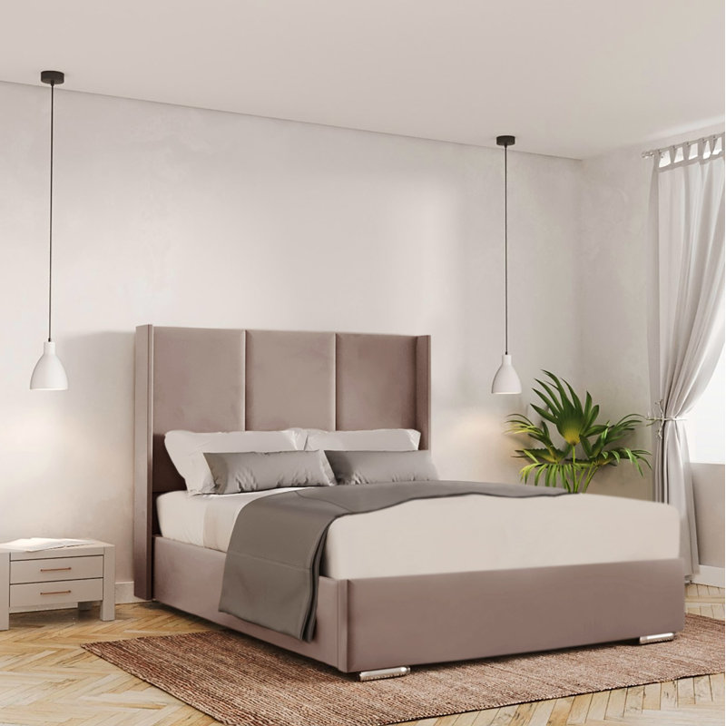 Bettzel Upholstered Ottoman Storage Bed, Super King (6'), Coffee