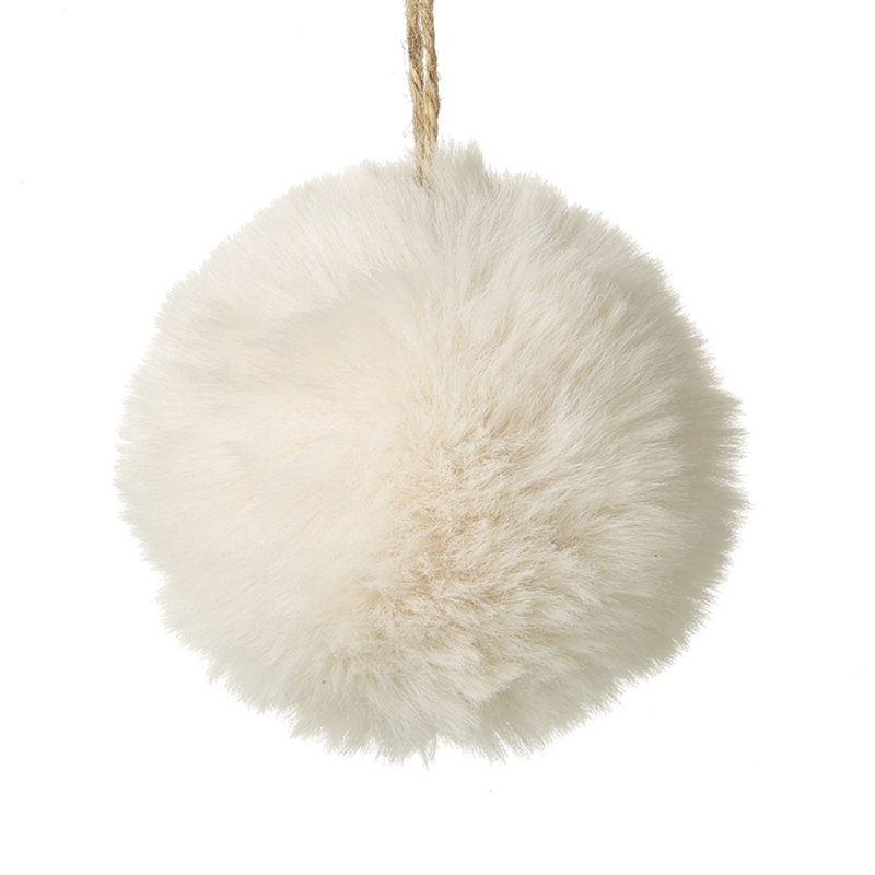 Hanging Fur Ball Decoration