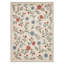 Tapis d'intérieur beige / bleu / rouge lavable à la machine avec envers antidérapant Aura-84542006
