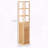 Tall Bamboo Linen Tower with Drawer & Slatted Shelves