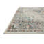 Tapis gris / bleu en polypropylène Mainville-1560235090