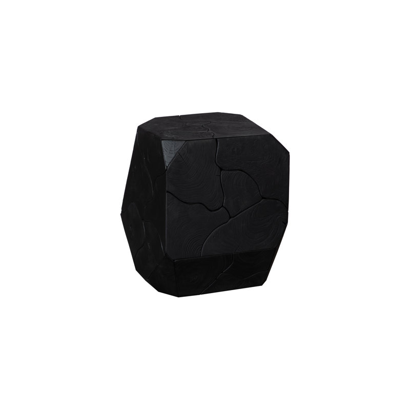 Prism Side Table, Black Finish, Black