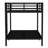Metal Bunk Bed ,Space-Saving/Noise Reduced/No Box Spring Needed-2000630822-2000630823