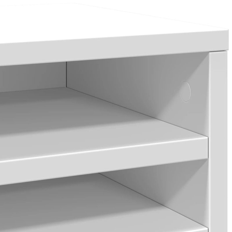  Desk Organiser 36X26x29.5 Cm Engineered Wood, White