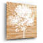  «Snowy Tree» par Erin Clark, art mural en verre acrylique, 24 po x 24 po-738907722