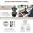 36 in. x 19 in. 16 Gauge, Stainless Steel, Nano Graphite Black Dura-Tek 60/40 Double Bowl Undermount Workstation Kitchen Sink with Built-In Accessories-131083688