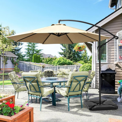 Tannesha 120'' Cantilever Sunbrella® Umbrella