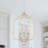 Bathild 6 - Light Dimmable Geometric Chandelier