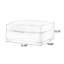 Banc rembourré beige-903452954