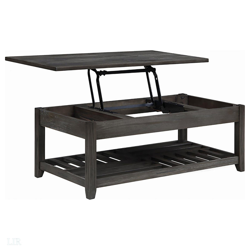 Grey Lift-Top Coffee Table