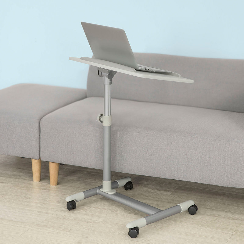 Skuli 60cm H x 60cm W Laptop/Tablet Storage Cart with Wheels