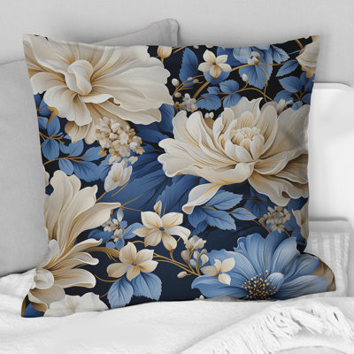 Floral Throw Pillow