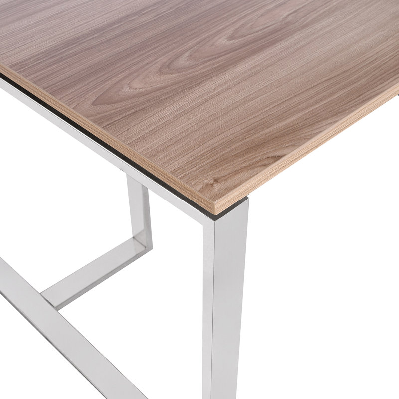 Table de conférence rectangulaire, Orme pâle, H 47,24 po x L 118,11 po x l 29,53 po