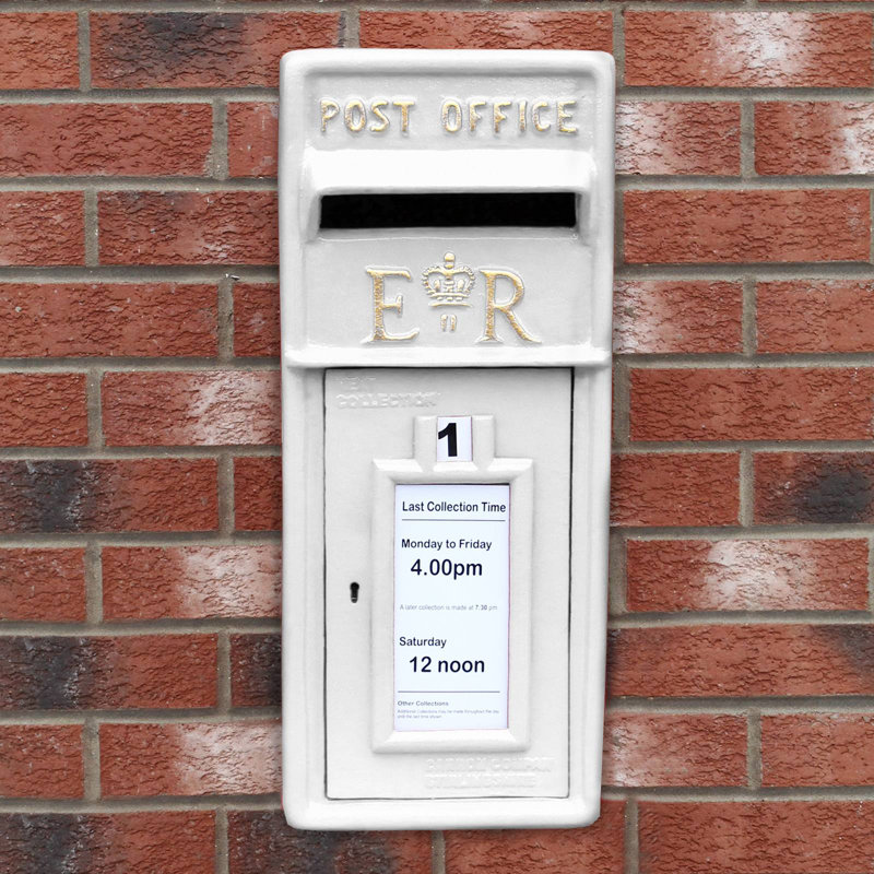 Bryton Steel Wall Mounted Post Box
