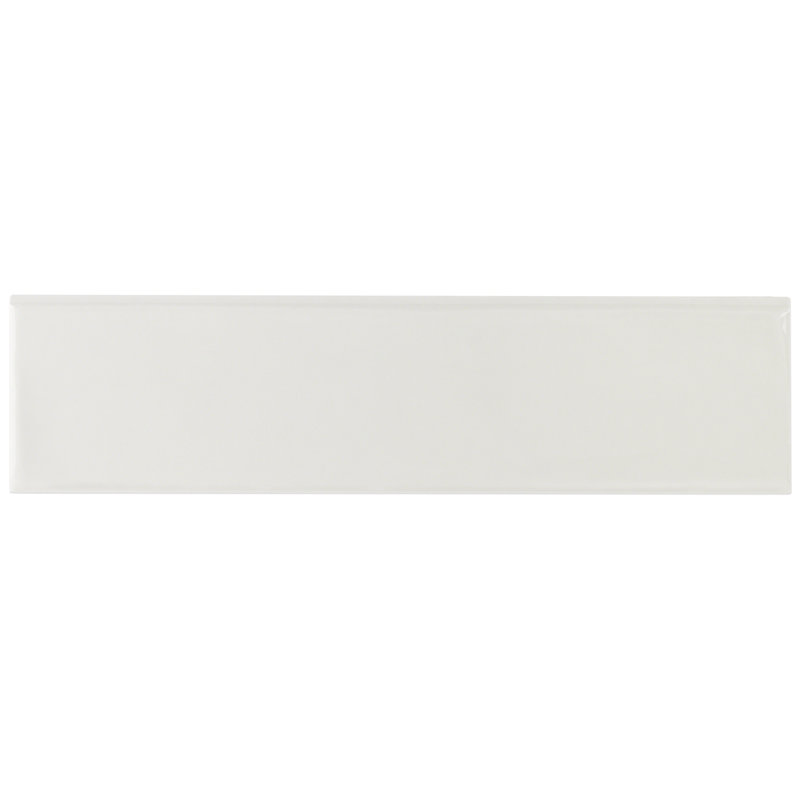 Manchester 3x12 Glossy Ceramic Bullnose, Dove Gray