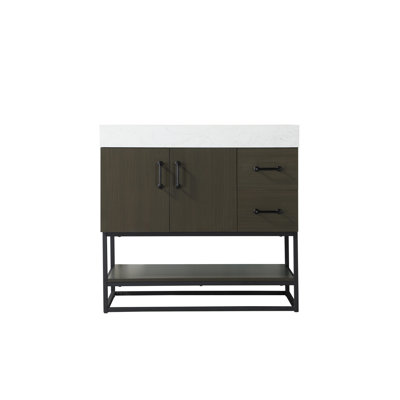 Meuble-lavabo simple 36 po