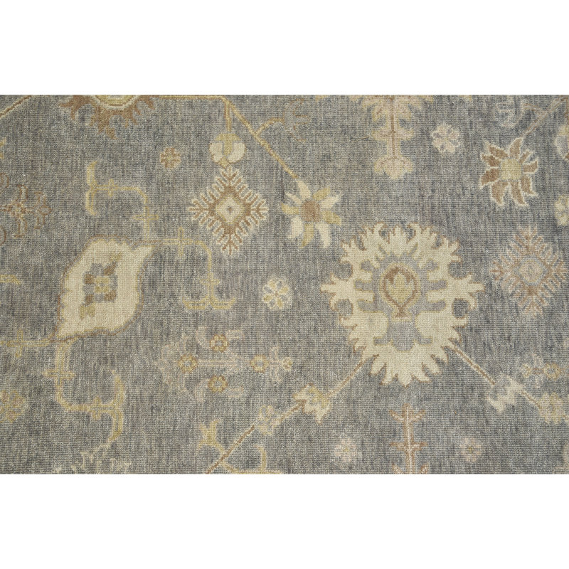 TUKNOUSHAGYLB Wool Oriental Area Rug, Rectangle 9' x 12'