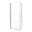 Porte de douche pivotante semi-sans cadre-127317934