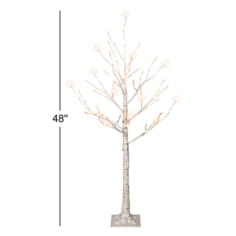 Gibelly Lighted Artificial Christmas Tree, 4'