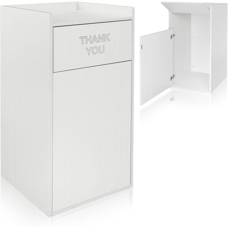 Poubelle commerciale en bois 40 gallons