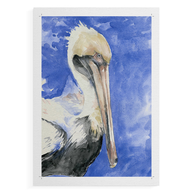 Pelican Pool I - Impression sur toile seulement - NON-CADRE, H 60 po x l 40 po