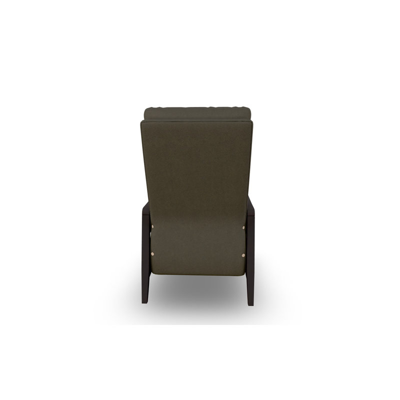 Fauteuil inclinable moderne, Cendré, Espresso