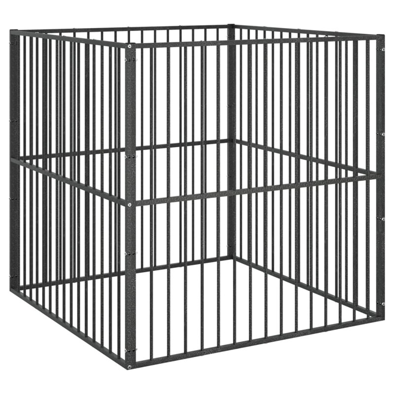 Vici 100cm H Galvanised Steel Exercise Pen