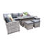 Rosen Wicker 9 - Person Garden Lounge Set with Cushions-112578399