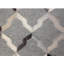 Cowhide Geometric Area Rug in Gray