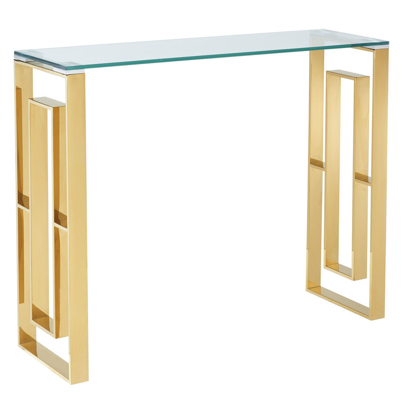 Console / bureau Jony en or, Doré