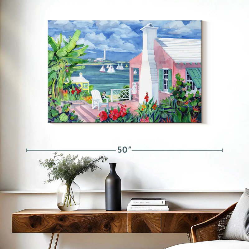 Bermuda Cove, 26" H x 39" W
