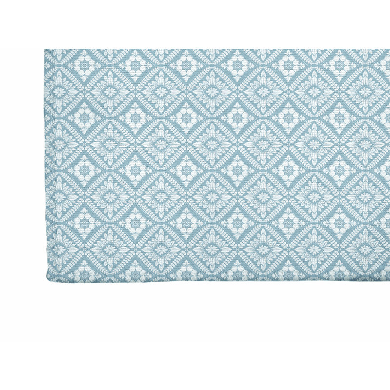 Petit tapis de bureau Talia, L 24 po x P 36 po, Denim Blue