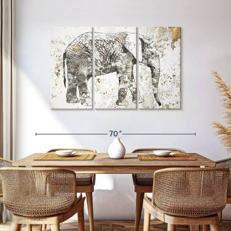Elephant Stance, 36" H x 57" W