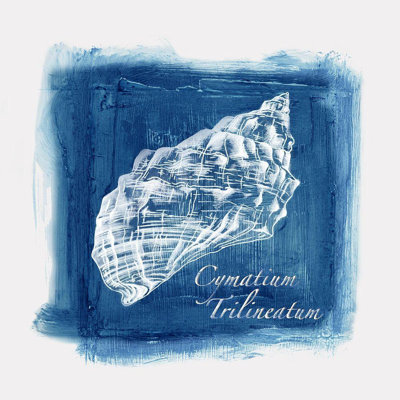 Reproduction d'art sur toile tendue par Beachcrest Home ™ Watts, Eva Calm Blue Ocean I