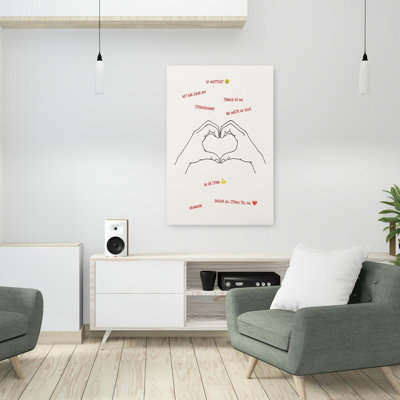 HandhjAcrta A Styrkekramar by Andreas Magnusson - Wrapped Canvas Print