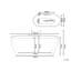 Bladwell 1400mm x 800mm Freestanding Soaking Acrylic Bathtub with Tap-1971275500