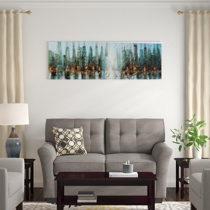«Swiger Downtown», reproduction sur toile, H 12 po x l 36 po x P 1,5 po, Toile tendue