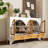 Commode d'appoint 2 tiroirs Vintage