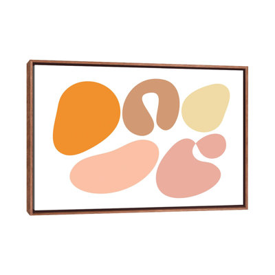 Shapes 1 Piece Single Picture Frame and Floater Frame Wall Art on Canvas