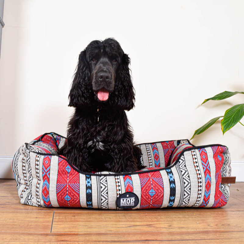 Aztec Bolster Pet Bed